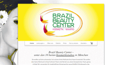 Desktop Screenshot of brazilbeautycenter.de